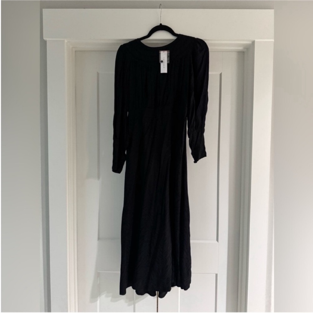 Topshop Classic Black Long Sleeve Dress